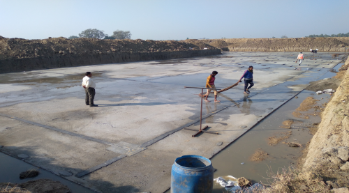 Academic block – 2nd pit layout completed.(17-11-2020)