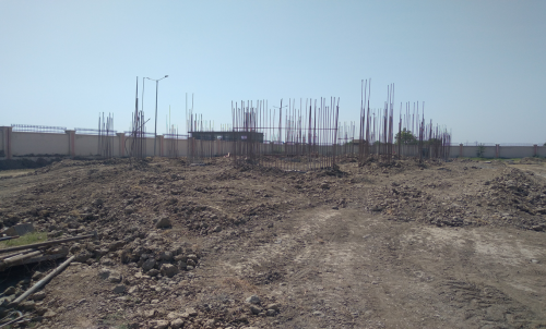 Hostel for Married Students – Column casting work in completed Soil filling work in progress 19.04.2021