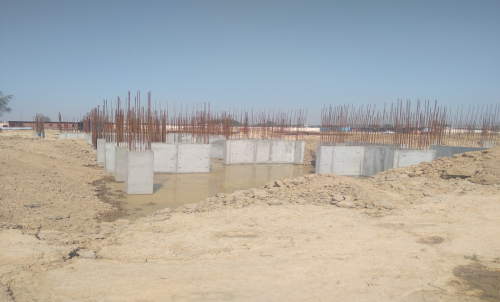 Hostel Block H5 – Column casting work in completed 26.04.2021