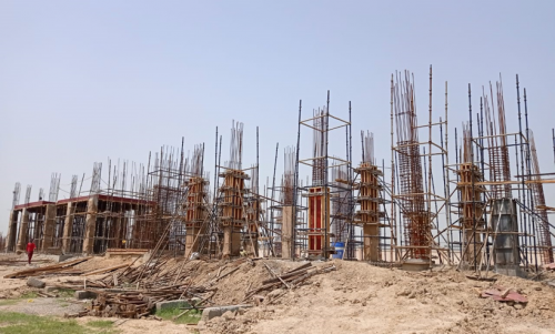Professor’s residence – grade slab column casting work in progress 29.06.2021.png