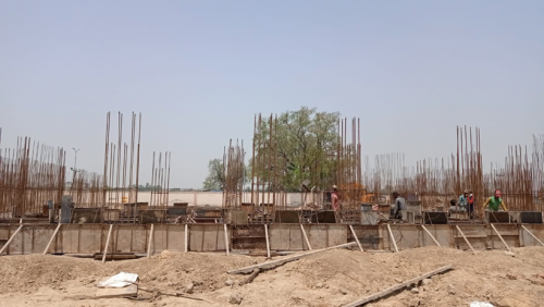 Hostel Block H2 – soil filling work completed plinth beam casting work in progress  29.06.2021.png