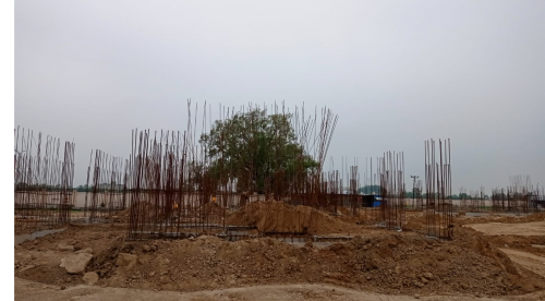 Hostel Block H3 – plinth beam casting work Completed 20.07.2021.png
