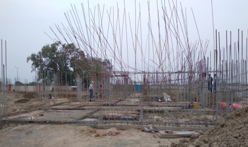 Hostel Block H5 – soil filling work in completed plinth beam casting work completed 09.08.2021.jpg