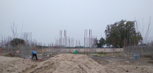 Hostel Block H2 – soil filling work completed plinth beam casting work in completed 09.08.2021.jpg