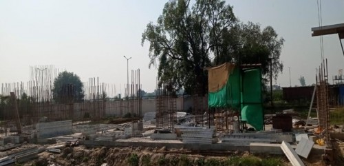 Hostel Block H4 – grade slab casting work completed layout in progress. 08.11.2021.jpg