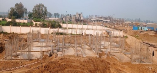 Non Teaching Staff Residence – Grade slab casting completed. 14.12.2021.jpg