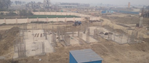 Non Teaching Staff Residence – Grade slab casting completed. 03.01.2022.jpg