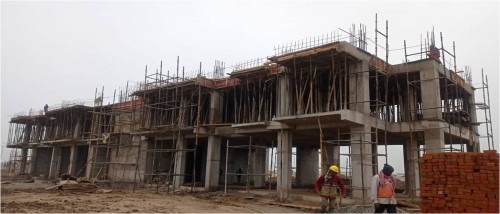 Professor’s residence – 1st floor Slab casting work in completed.10.01.2022.jpg