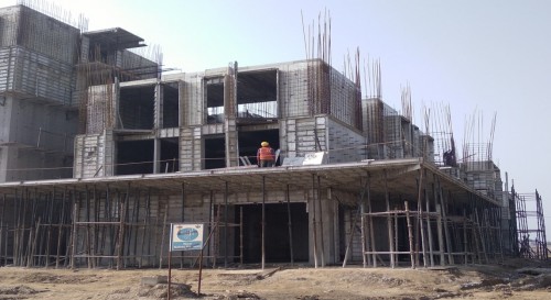Hostel Block H7- 1st floor slab casting work in completed 2nd floor shuttering work in progress  .01.02.2022.jpg