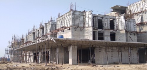 Hostel Block H5 – 1st floor slab casting work completed 2nd floor slab shuttering  work in progress . 01.02.2022.jpg
