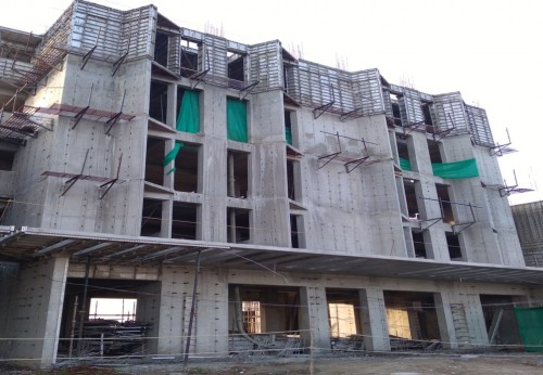 Hostel Block H6 – 3rd floor slab casting completed 4th floor shuttering work in progress .08.02.2022.jpg