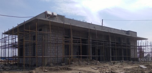 HEALTH CENTRE-  Block work in completed plaster work in progress.28.02.2022.jpg