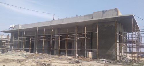 HEALTH CENTRE-  Block work in completed plaster work in progress.08.03.2022.jpg