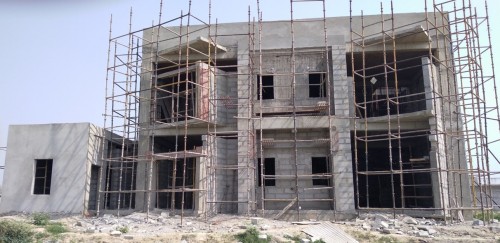 Director’s residence – Block work in progress Plaster work in progress. - 15.03.2022.jpg