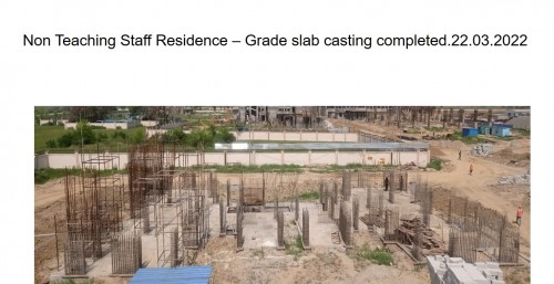 Non Teaching Staff Residence – Grade slab casting completed.22.03.2022.jpg