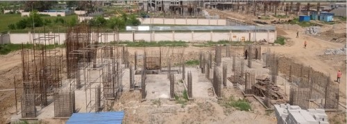 Non Teaching Staff Residence – Grade slab casting completed.22.03.2022.jpg