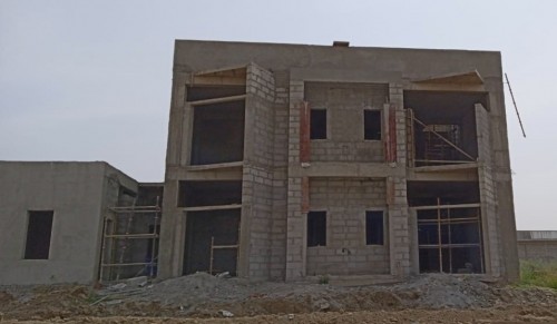 Director’s residence – Block work in progress Plaster work in progress. - 19.04.2022.jpg