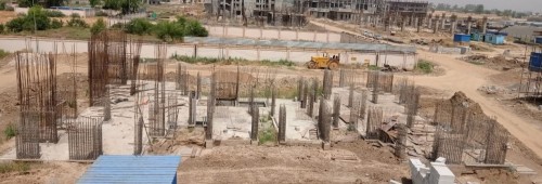 Non Teaching Staff Residence – Grade slab casting completed.19.04.2022.jpg