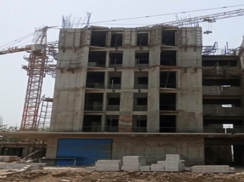Hostel Block H5 – 5th floor slab casting work completed 6TH floor slab shuttering work in prpgress.17.05.2022.jpg
