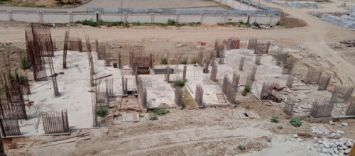 Non Teaching Staff Residence – Grade slab casting completed.30.05.2022.jpg