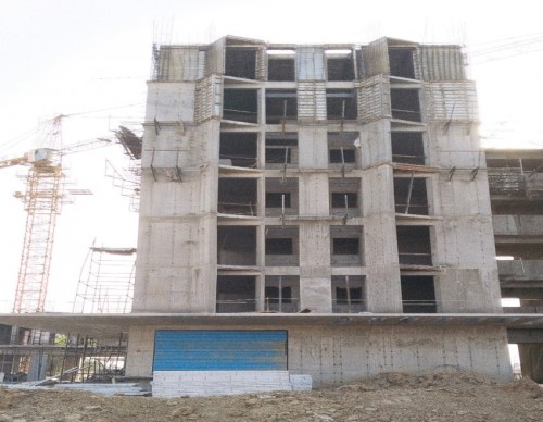 Hostel Block H5 – 6th floor slab casting work completed 7TH floor slab shuttering work in prpgress.07.06.2022.jpg