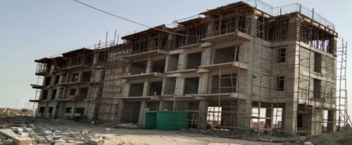 Professor’s residence –  4th floor slab casting completed. Block work in progress  07.06.2022.jpg