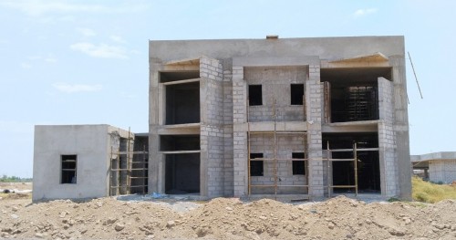 Director’s residence – Block work in progress Plaster work in progress. Tile work in progress .20.06.2022.jpg