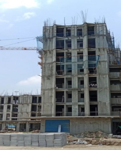 Hostel Block H5 – 8th floor slab casting work completed 9TH floor slab shuttering work in progress. 19.07.2022.jpg