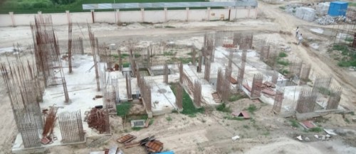 Non Teaching Staff Residence – Grade slab casting completed.25.07.2022.jpg
