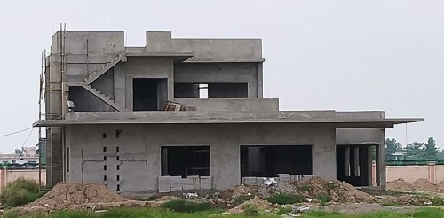 Director’s residence – Block work in progress ,Plaster work in progress. Tile work in progress. 25.07.2022.jpg