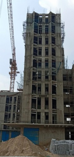 Hostel Block H5 – 9th floor slab casting work completed. 10th floor steel and shuttering work in progress  31.08.2022.jpg
