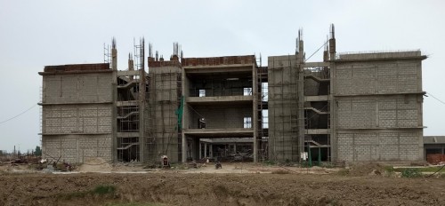 Academic block A,B,C pit  – All floor slab casting completed. Block work & plaster work  in progress and ground floor kota work in progress 06.09.2022
