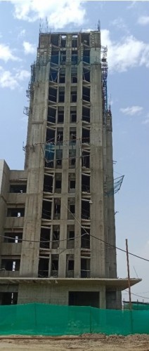 Hostel Block H7- 11th Floor slab casting work is completed. 12th floor steel and shuttering work in progress  21.09.2022.jpg