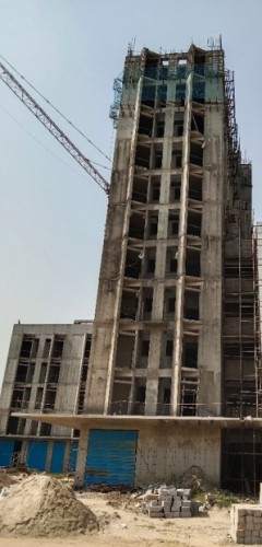 Hostel Block H5 –11th  floor slab steel & shuttering work in progress  18.10.22.jpg