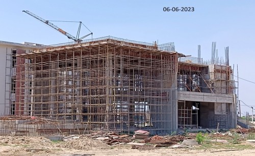 INCUBATION – 1st floor slab casting completed.