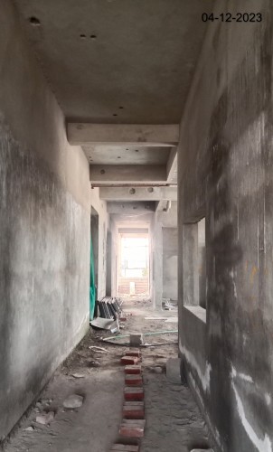 Hostel for Married Students – Internal plaster work in progress