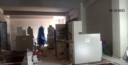 DG ROOM (Internal)–  Electrical panel work in progress.