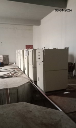 DG ROOM (Internal)–  Electrical panel installation work in progress.