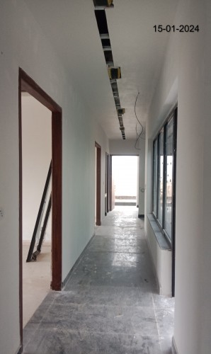 Director’s residence (Internal)– Main entry ramp work is in progress.