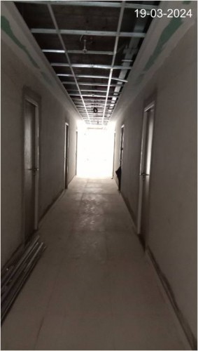 Hostel Block H4 (Internal)–Electrical fitting installation work in progress