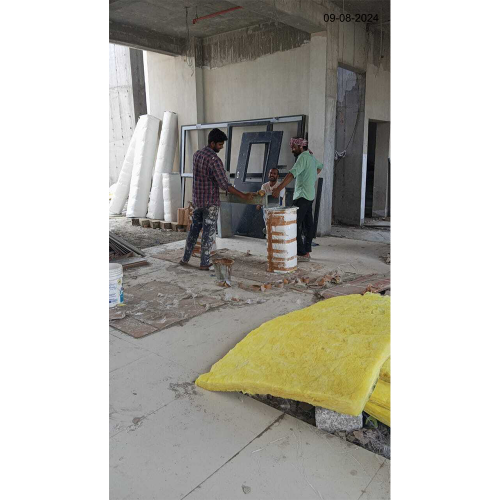 Hostel Block H4 (Internal)– Cleaning work in progress. Sanitary fitting work in progress. FCU kit testing work is completed. Duct insulation work in progress.