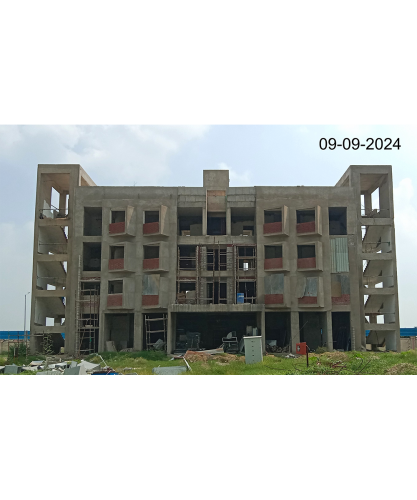 Hostel for Married Students –Block work in progress.