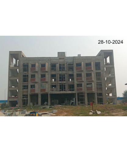 Hostel for Married Students –Block work in progress.