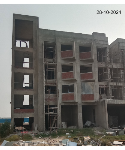 Hostel for Married Students – Exposed Brickwork in progress.