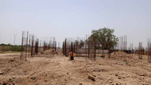 Hostel Block H1 –  Column casting work in completed 31.05.2021