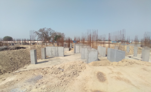Hostel Block H5 – Column casting work in completed 30.03.2021