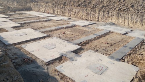 HEALTH CENTRE-Footing PCC work completed & layout in progress (21.12.2020)