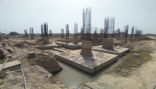 LIBRARY- column casting works in competed 30.03.2021