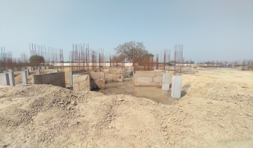 Hostel Block H3 – Column casting work in Completed 30.03.2021