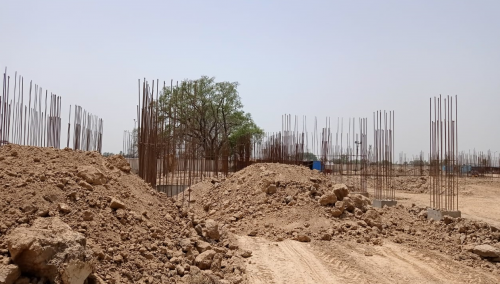 Hostel Block H3 – Column casting work in Completed 31.05.2021